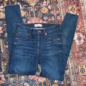 Madewell 9 inch high rise jean size 25